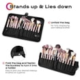 thumbnail image 3 of Byootique Makeup Brush Bag Foldable Holder Organizer Portable Travel Artist Case, 3 of 9
