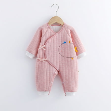 

Inclined Placket Strap Leg Blue Conjoined Thin Foreign Style Long Sleeve Bubble Sleeve Butterfly Jumpsuit pink 52CM