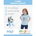 thumbnail image 3 of Bluey Little Kids' Boy or Girl Short Sleeve Graphic T-Shirt Sky Blue Bingo, 3 of 4