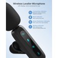 thumbnail image 4 of Wireless Lavalier Microphone for iPhone, iPad, Android &acirc;?? 2-Pack Mini Mic with Noise Reduction, Auto Pairing, 3.5mm & Lightning Rece, 4 of 9