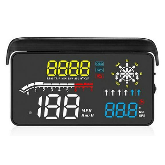 4.5" Display D1 Car HUD Head Up Display OBD2 EOBD Overspeed Warning System Projector Windshield Auto Electronic Voltage Alarm