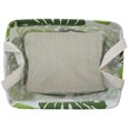thumbnail image 3 of Canasto plegable de lavandería ilios innova Hojas verdes chico, 3 of 5