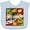 Blue, variant on Inktastic My Grandma Loves Me Superhero Boys or Girls Baby Bib