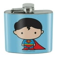 thumbnail image 1 of Superman Cute Chibi Character Stainless Steel 5oz Hip Drink Kidney Flask, 1 of 4