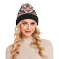 thumbnail image 7 of BZSMCE Winter Beanie Hats Warm Cozy Cap Wildly Bright Pattern, 7 of 7