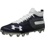 Under Armour Men's Spotlight MC Football Cleat, Midnight Navy/White, 10 D(M) US
