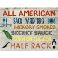 thumbnail image 2 of Lewis, Sheldon 18x15 White Modern Wood Framed Museum Art Print Titled - American BBQ Board, 2 of 4