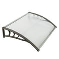 thumbnail image 6 of Cfowner 32" x 40" Patio Door Window Awning Outdoor Canopy Cover UV Rain Snow Protection One-Piece Polycarbonate Hollow Sheet, 6 of 6