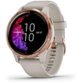 thumbnail image 1 of Remis à Neuf (Bon) Garmin Venu Montre Intelligente GPS Cellulaire - Lunette en Acier Inoxydable Or Rose, 1 of 1