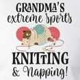thumbnail image 3 of CafePress - Grandma Knitting Joke - Women's Long Sleeve Relaxed Fit Cotton Light Pajama Set, 3 of 3