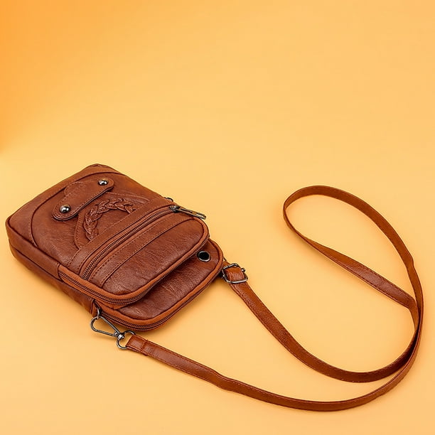 Yhsdtq,Mini Shoulder Bag, Multi-compartment Phone Bag, Large