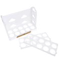 thumbnail image 4 of Egg Shelf for Fridge Egg Organizer for Home Use Maintain Freshness Prevent Collision PET Material 1Pcs, 4 of 4