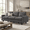 Grey-Linen, variant on Merluxy 74.8" 3 Seater Sofa with 22" Deep Seat, Beige Couch for Living Room, Full Metal Support, for Bedroom & Apartment, Beige Linen
