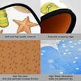 thumbnail image 3 of SKYSONIC Summer Holiday Kitchen Rugs Set of 2, Palm Starsfish Flipflop Floor Runner Area Rug Washable Carpet Mat Perfect for Living Room Bedroom Entryway, 3 of 7