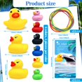 thumbnail image 2 of 72 piezas Kits de crucero con etiquetas de pato Etiquetas de pato para crucero El juego incluye etiquetas de pato de goma para crucero Patos de crucero pequeños Bandas de goma para ocultar Carnaval, 2 of 5