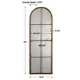 thumbnail image 3 of Uttermost Amiel Arched Mirror in Maple Brown, 3 of 6