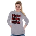 thumbnail image 5 of Proud Woman Martial Arts Fighter Women's Long Sleeve T Shirt Brisco Brands L, 5 of 6