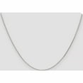 thumbnail image 2 of 14K White Gold Jbsp's 1mm D/C Round Wheat Chain (18 X 1) Made In United States 1201-18, 2 of 5