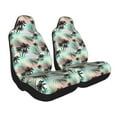 thumbnail image 2 of Cauagu Tropical Summer Palm Print Car Seat Covers,Universal Automotive Seat Covers Car Seat Protectors Easy to Install Car Cover Car Accessories Auto rucks Van & SUV-1, 2 of 9