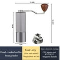 thumbnail image 4 of Hand cranked coffee grinder, coffee bean grinder, manual coffee grinder, 4 of 10