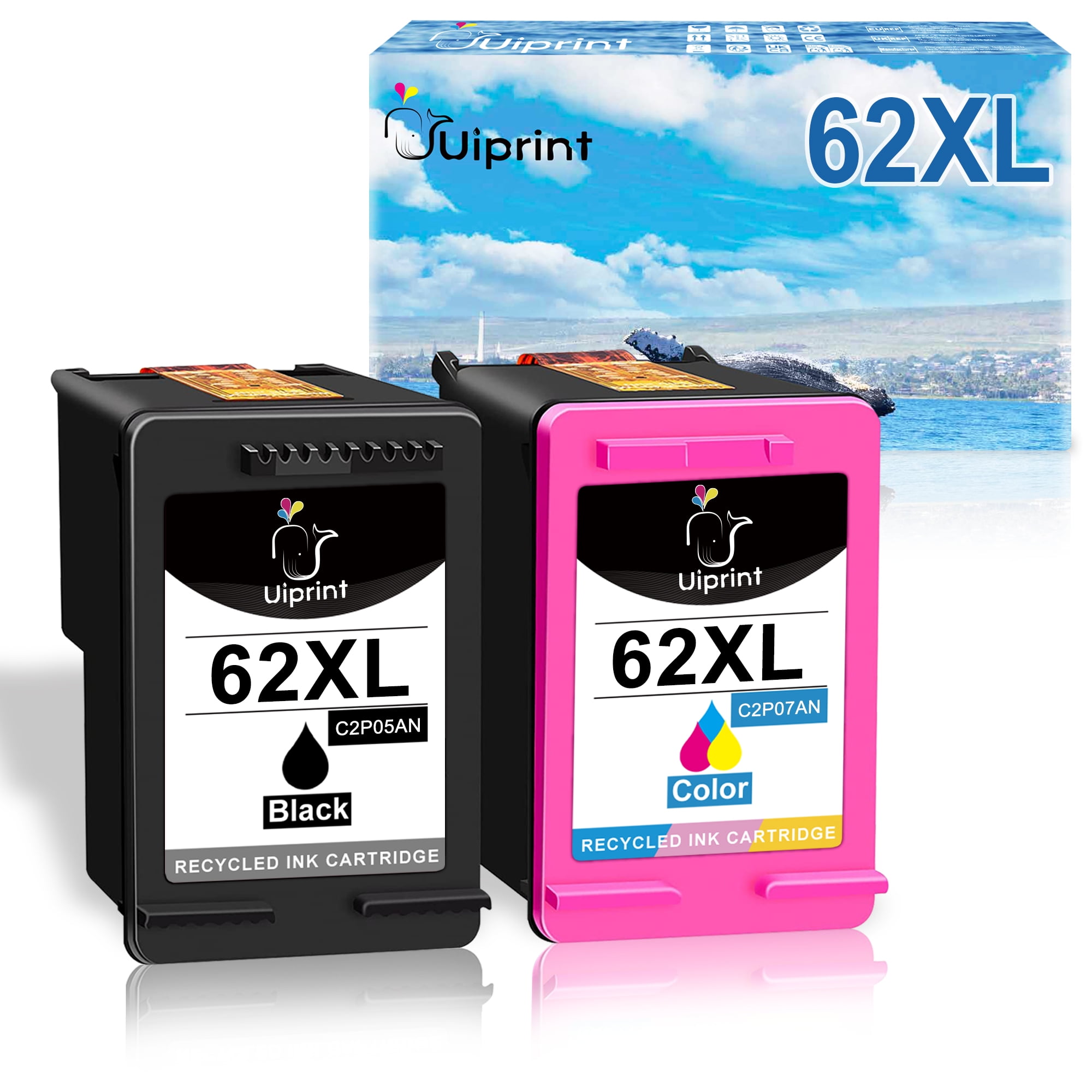Epson 664 1 Nero E 1 Colore, 2 Pezzi Di Cartucce D'inchiostro Hp67 Compatibili Ad Hp 67 Xl 67xl Per 2700 2700e 2752 2752e 2742e 2755 2755e 4100 4100e 4152e 4155 4155e Envy 6000 305 Xl Hp Cartucce