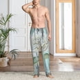 thumbnail image 6 of Lsque Vintage Rose1 Print Men's Pajama Pants, Lounge Pant - Comfortable Home Wear,Elastic Waistband, Stylish Design-Medium, 6 of 9