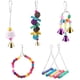 thumbnail image 4 of Juego De Juguetes Para Loros Colgantes, Juego De Juguetes Para Loros Resistentes De Madera, Para Pájaros De Loros ANGGREK Climbing Parrot Toy Set, 4 of 8