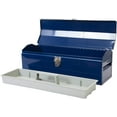 thumbnail image 5 of HPDMC Metal Tool Box Set of 2 - 19" Heavy Duty Steel Toolbox with Metal Latch - Portable Hip Roof Style Mechanic Tool Boxes for Car, Truck, Tractor & Home - Blue, 5 of 6