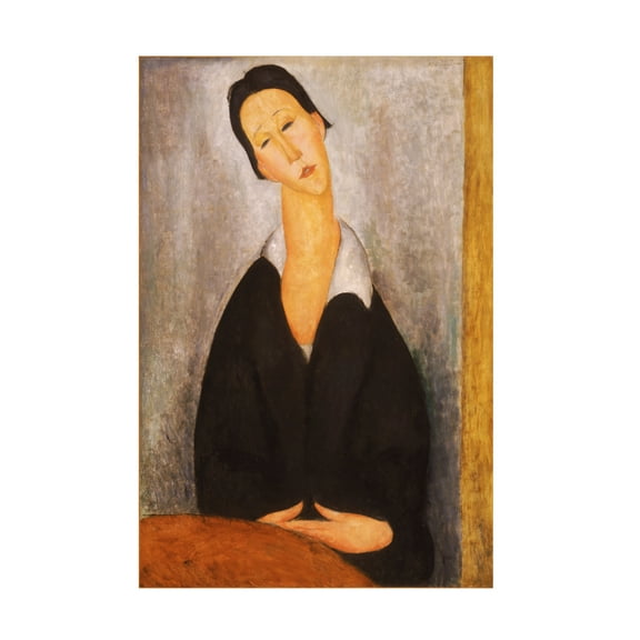 Modigliani 'Portrait of a Polish woman' Canvas Art