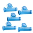 thumbnail image 2 of KAKOWELY toothpaste squeezer 5Pcs Creative Suction Cup Hanging Type Toothpaste Extruder Multi Function Facial Cleanser Toothpaste Manual Extruder Blue3.15"X0.91"X2.76", 2 of 4