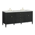 thumbnail image 7 of James Martin Vanities 485-V72-3Enc Myrrin 72" Double Basin Wood Vanity Set - White, 7 of 7
