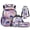 Cat Pattern, variant on Dreamy horse 4 Pack Backpack Set with Bookbag Lunch Box Pencil Case Water Bottle Protector with Durable Lightweight School Backpack Set