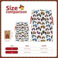 thumbnail image 3 of Rocae Cartoon Monster Trucks1 for Christmas Drawstring Linen Gift Bag with Drawstrings Treat Bag Goody Present Bags for Christmas Party Favor-Medium, 3 of 9