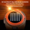 thumbnail image 4 of Solar Powered Rechargeable LED Camping Lantern with 6 Modes Hanging Hook for Tent Lighting Outdoor Emergency, 4 of 9