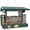 Turf Green & Cedar, variant on DutchCrafters Poly Hopper Bird Feeder with Suet Holder, Large Suet Feeder for Birds, Outdoor Hanging - Amish American Made (Turf Green & Cedar)