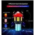 thumbnail image 4 of H6 BA20D H4 P15D LED Motorcycle Headlight Bulb Super Bright 3575 3000LM 12V-80V, 4 of 10