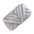 thumbnail image 4 of kurtrusly 1/2/3/5 Soft Chunky Yarn for Cozy DIY Rug Making and Sweaters Light Gray 2.5cm 1 Pc, 4 of 6