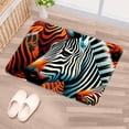thumbnail image 5 of Zebra Elegant Polyester Indoor Rug, Non-Slip Chair Rug, Machine Washable Floor Rugs, 5 of 6