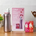 thumbnail image 3 of Cirkul Limited Edition 32oz Rose Gold Stainless Steel Water Bottle Starter Kit with Rose Gold Lid and 2 Flavour Cartridges (GoSip Passion Fruit Dragon Fruit & LifeSip Strawberry), 3 of 7