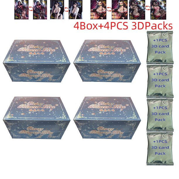 Cartas de colección de Goddess Story para niños, figuras de Anime, juego de mesa, regalo de cumpleaños, juguetes para la familia, Navidad, venta al por mayor, 3/4 cajas Fivean unisex