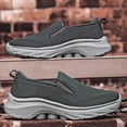 thumbnail image 6 of Men's Breathable Mesh Slip-On Walking Shoes, Lightweight No-Tie Casual Sneakers with Cushioned Thick Sole, Comfortable Footwear for Seniors, Travel, and Everyday Wear, 6 of 10