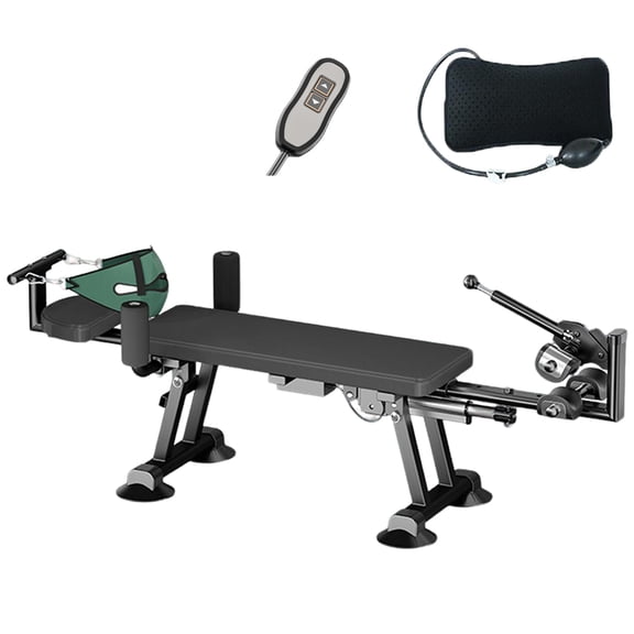 Fitness Full Body Traction Bed, Home Portable Inversion Back Decompression Table, Stretcher Bed for Back Stretching, Steel