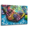 thumbnail image 2 of Epic Art 'Good Boy Pug ' by Dean Russo Studios, Acrylic Glass Wall Art, 36"x24", 2 of 8
