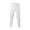 White, variant on Men's Casual Pants for Everyday Wear - Classic Straight Fit Solid Color Closure Comfort Flex Nylon Blend