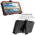 thumbnail image 6 of Ebizware for Samsung Galaxy S23 FE 5G Phone Case, Case with [Built-in Screen Protector] Holster Belt Clip Military Grade Heavy Duty Shockproof Kickstand Cover for Galaxy S23 FE 5G - Black/Orange, 6 of 9