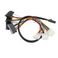 thumbnail image 4 of Cable Serial ATA, Cable Serial ATA de 12 Gbps Cable de alimentación Serial ATA Adaptador Serial ATA Compacto y liviano, 4 of 12