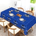 thumbnail image 3 of Gatherfun Graduation Decorations 2026, Congrats Grad Table Cover for Graduation Party Supplies, 3 pcs Class Blue Tablecloths, 54x108 Inch, 3 of 7