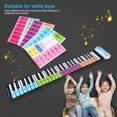 thumbnail image 3 of Cergrey High Quality Piano Keyboard Sticker, Piano Sticker, For Piano Piano Keyboard Piano Beginner, 3 of 8