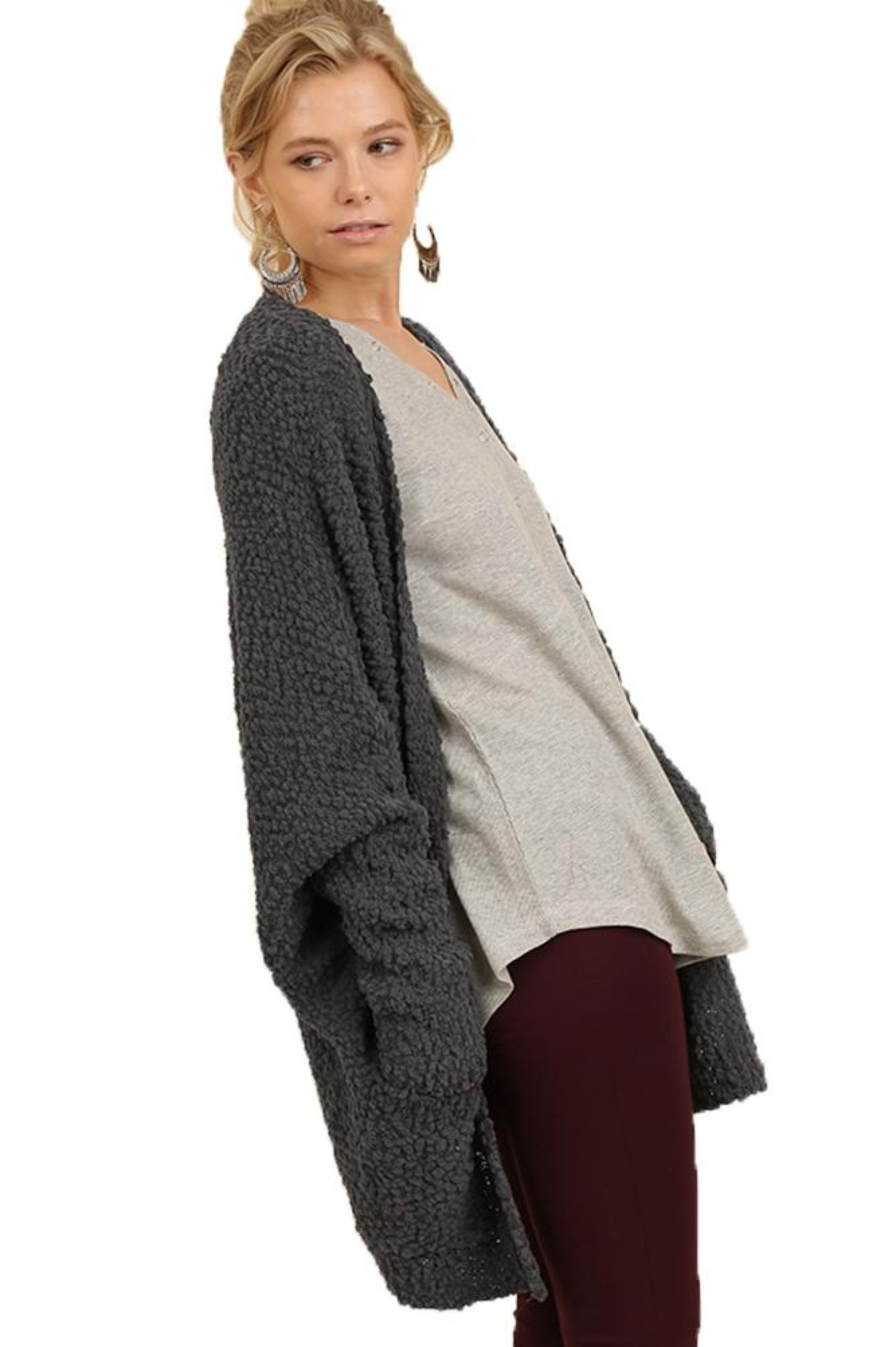 open front cardigan walmart