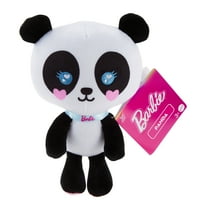 Barbie Stuffed Animal, 7-inch Pet Panda Plushie with Glitter Collar